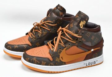 LOUIS VUITTON Off-Louis LV Air Jordan 1 SZ 12 BRAND NEW