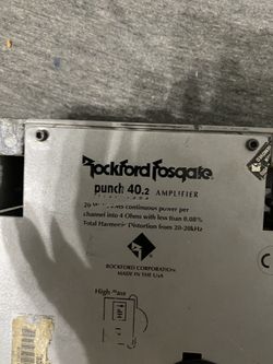 Rockford Fosgate amp