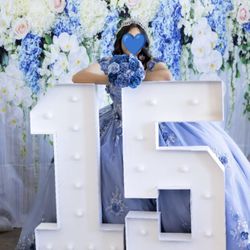Cardboard 4-ft Light Up Numbers 