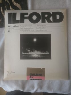 8x10 Ilford Photo Paper