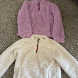 Kids Sherpa Half Zip Pull Over