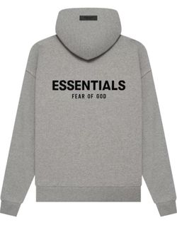 Essentials Fear Of God SS22 Dark Oatmeal Hoodie XXS XS S M L XL XXL