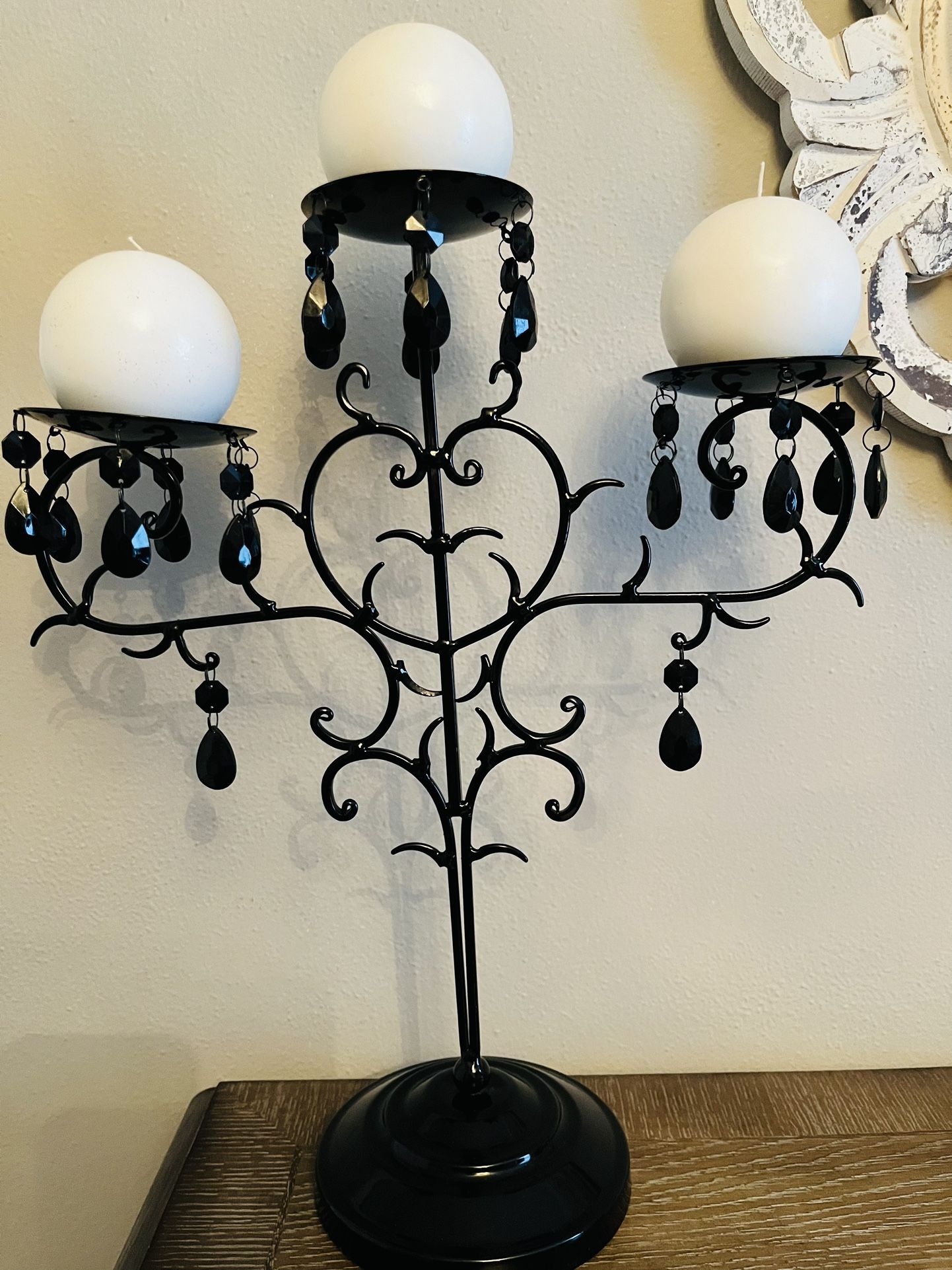 Black Candles Holder 