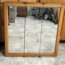 Medicine cabinet, oak