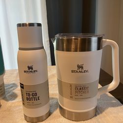 New Stanley Pitcher 64oz And Stanley To Go Bottle 25oz