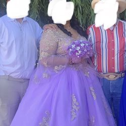 Vestido de quinceañera talla grande/ Plus Size Quincenera Dress