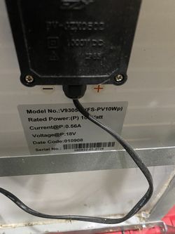 18 Volt Solar Fan