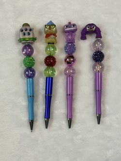 Disney Character Beaded Pens – Cute Handmade Style – $10 Each or Bundle Deal