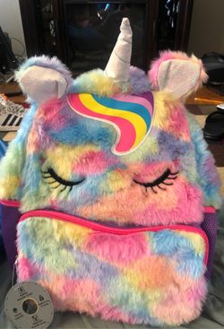 Furry Unicorn back pack