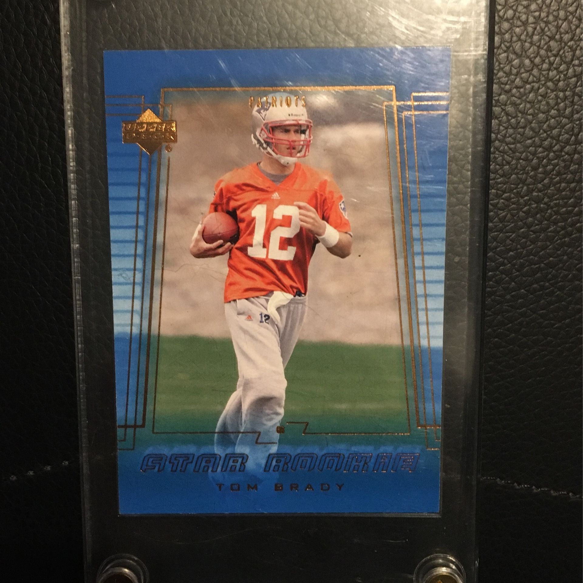  Tom Brady Rare Rookie card Upper deck Mint 10