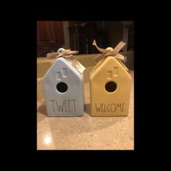 Rae Dunn Birdhouses
