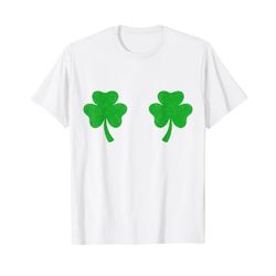 SHAMROCK BOOB TSHIRT S M L XL XXL 100% Cotton UNISEX