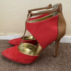 Sole Society Women’s Red Heels Size 7