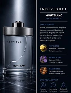 Montblanc Individuel Eau De Toilette 2.5oz