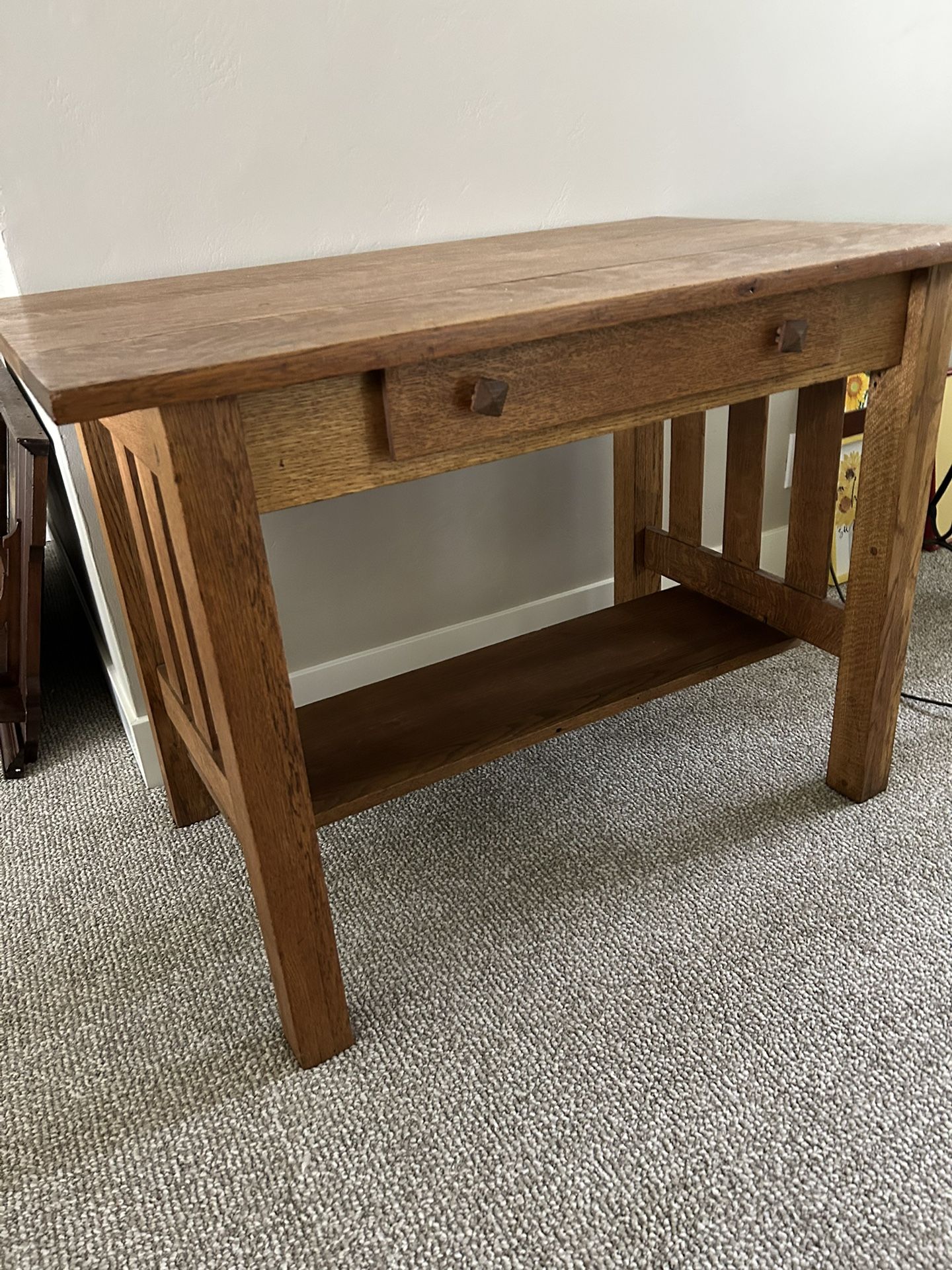 Mission style Oak Desk