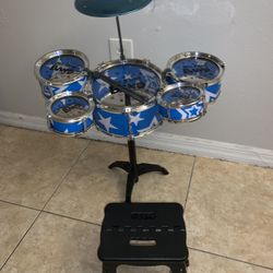 Drum Set And Chair, Toy For Toddlers