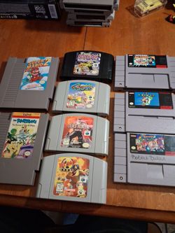 Vintage Nintendo games $20 each clean and tested pick up in Glendale