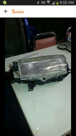1989 nissan stanza left side headlight