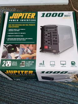 Jupiter power inverter 1000/2000 peak watt
