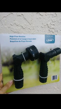 2 pack of heavy-duty garden hose nozzles