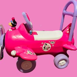 Minnie mouse plane car 