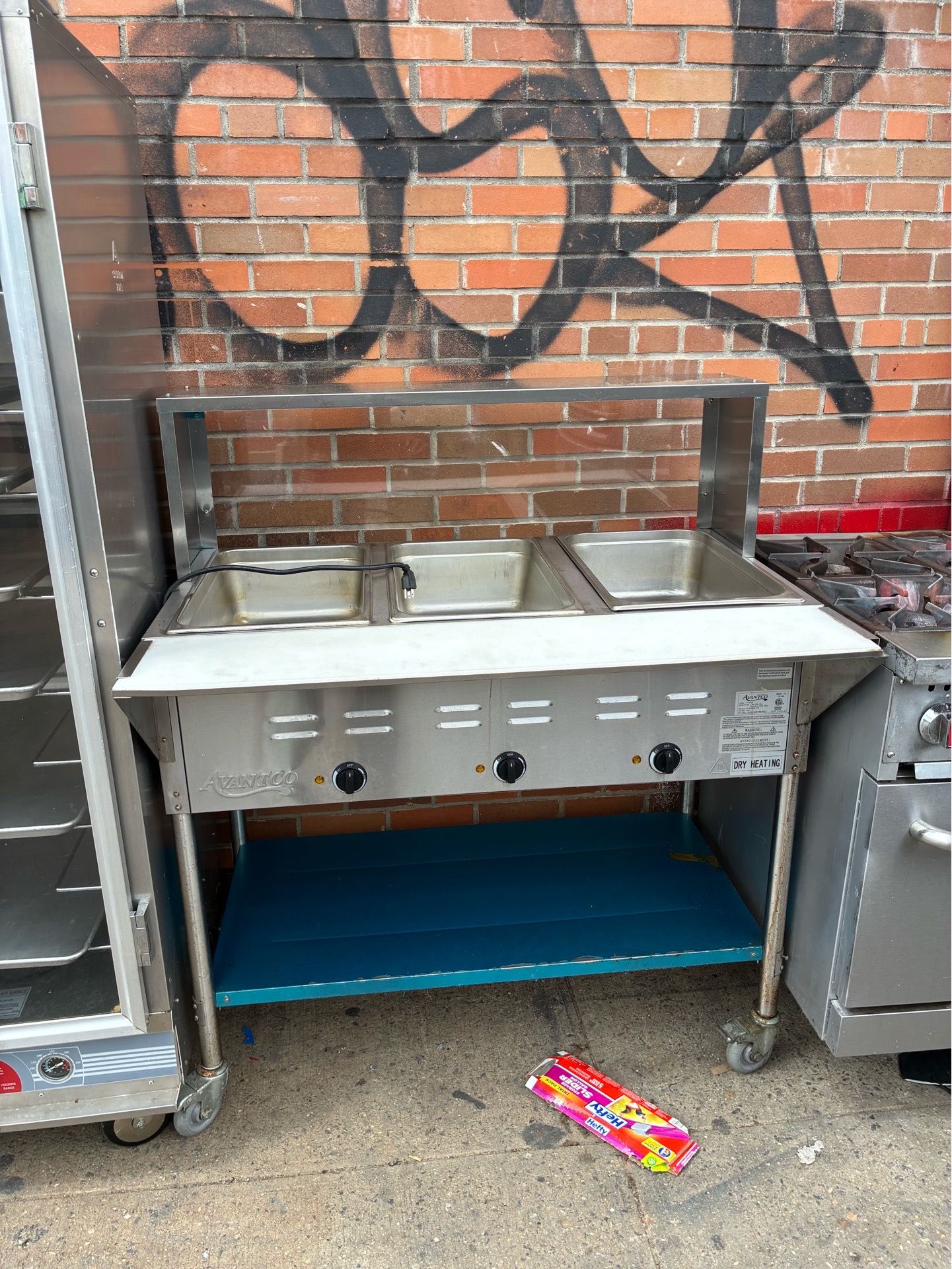 4 ft steam table
