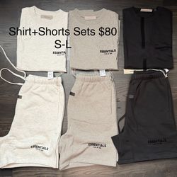 Essentials Shirt+Shorts Sets 