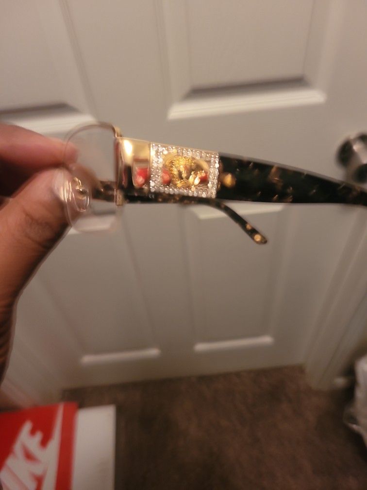 versace glasses gold frame