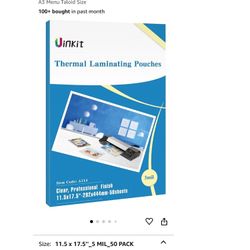 100 Laminated Sheets Set