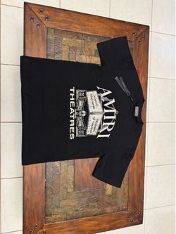 AMIRI Black T-Shirt Men’s Large / Camisa Negra Talla Grande