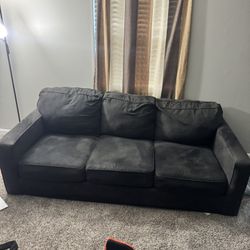Black Couch Set 