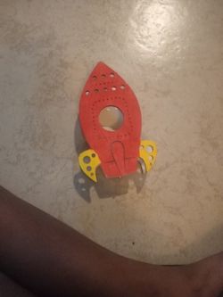 Space Rocket Night Light That Changes Colors