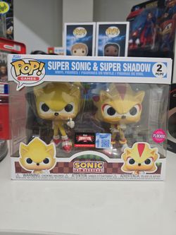 Super Sonic & Super Shadow Funko Pop Target Exclusive