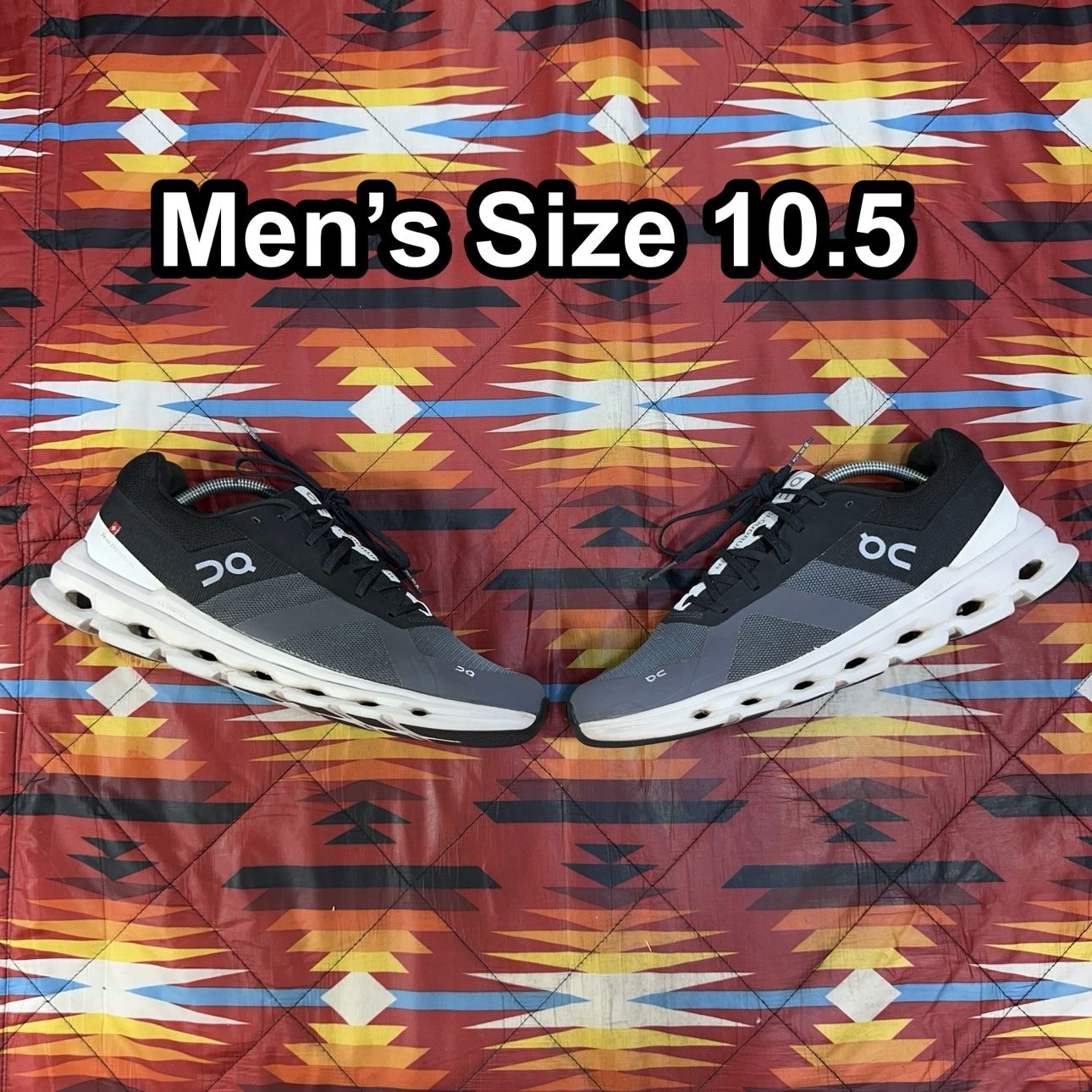 On Running Cloudrunner Eclipse Frost 46.99017 Men’s Size 10.5 Gray Black
