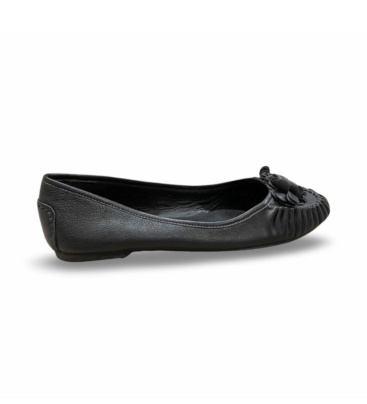 ECCO Women’s Leather Ballet Flats Black