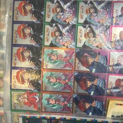 1998 Uncut Sheet Anime Cards