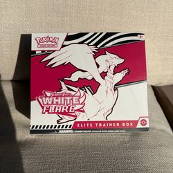 White Flare Elite Trainer Box ETB Factory Sealed Brand New