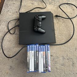 PS4 + Games + Controller + HDMI