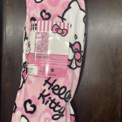 Hellokitty leopard blanket