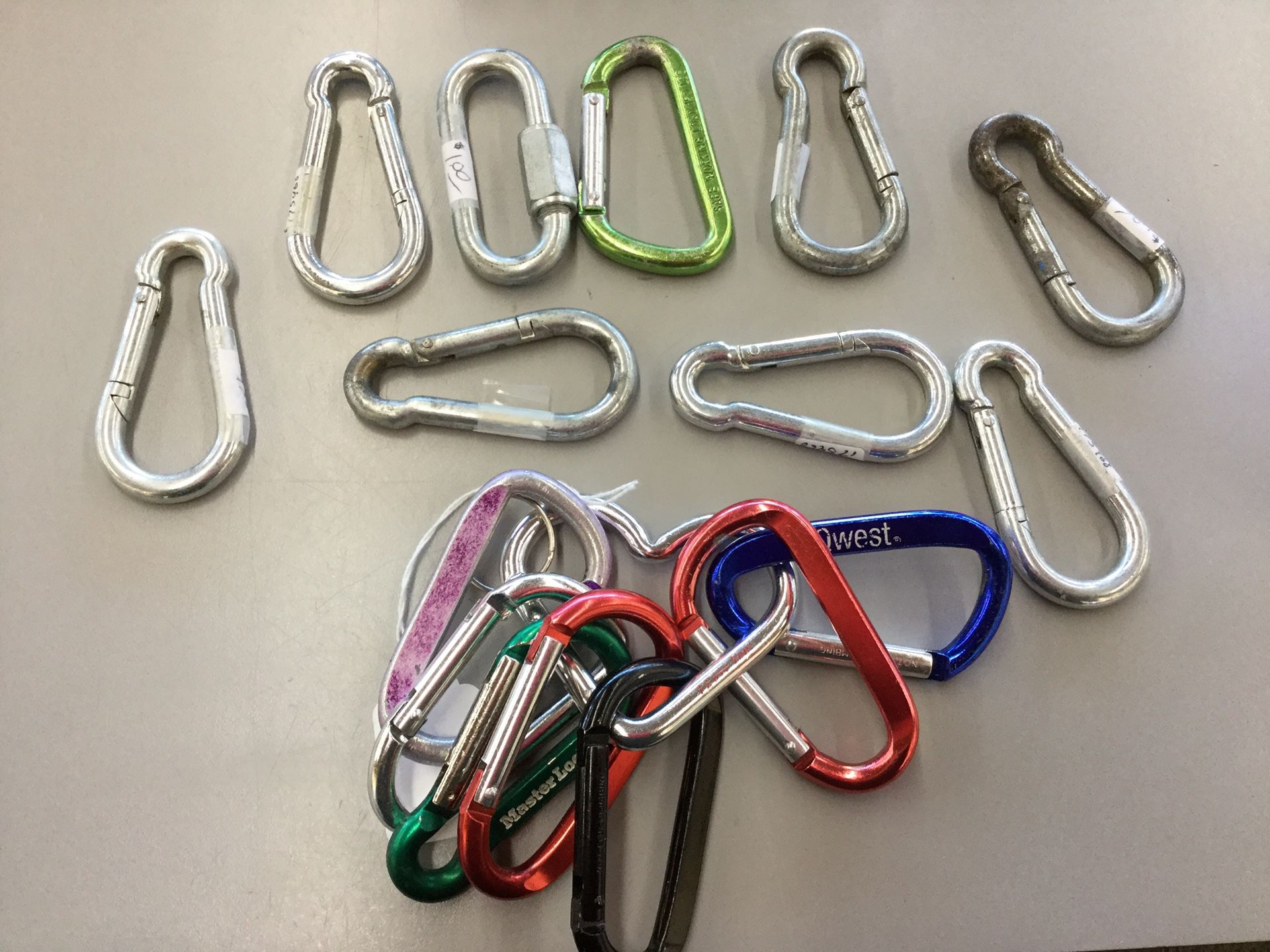 Carabiners for sale! Priced as Marked!