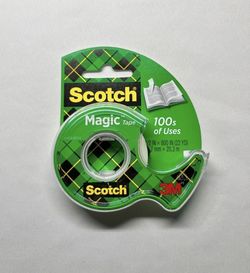New! 5 Packs of Scotch 6-Pack Magic Tape Dispenser