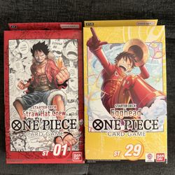 One Piece Starter Decks 1 & 29