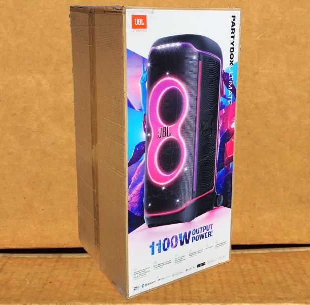 🚨 No Credit Needed 🚨 JBL Partybox Ultimate Bass System Wi-Fi Bluetooth USB Aux 2200 Watts Karaoke DJ Speaker 🚨 Payment Options Available 🚨