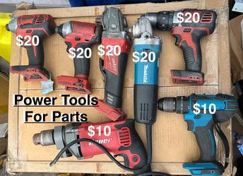 UP FOR SALE NON-WORKING POWER TOOLS  FOR PARTS  OR REPAIR. 