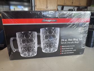 Snap-on 24 Oz Hex Mug Set