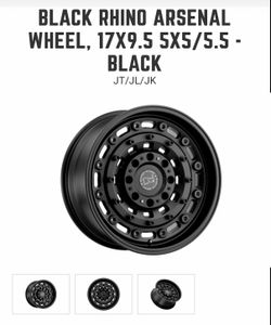 Black Rhino Arsenal wheels for Jeep JT/JL/JK
