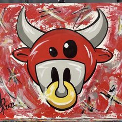 Torito Original Character Painting - 20”x16”