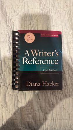 A Writer’s Reference, 5th edition