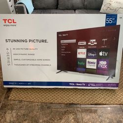 55” TCL Smart 4K LED UHD Tv