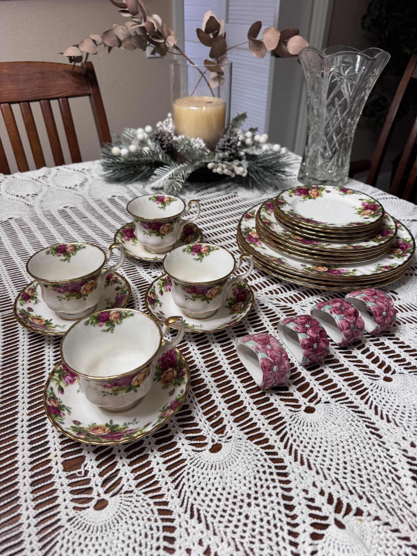 Royal Doulton “Old Country Roses” Tea Set